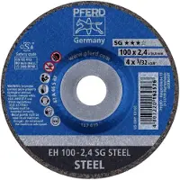 PFERD TOOLS EH 100-2,4 SG STEEL/16,0 61339116 Doorslijpschijf gebogen 100 mm 25 stuk(s) Staal