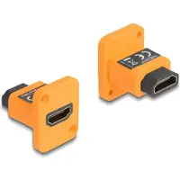 DeLOCK HDMI D-type module | HDMI2.0 (4K 60Hz + HDR) | kunststof | oranje