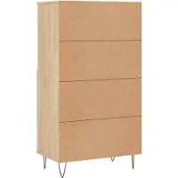 vidaXL Hoge kast 60x36x110 cm bewerkt hout sonoma eikenkleurig