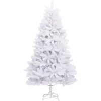 vidaXL Kunstkerstboom met scharnieren met standaard 270 cm wit
