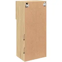 vidaXL Tv-meubels met LED-verlichting 2 st 40,5x30x90 cm sonoma eiken