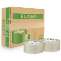 RAJA verpakkingstape transparant 48 mm (B) x 66 m (L) PP (polypropeen) 6 stuks