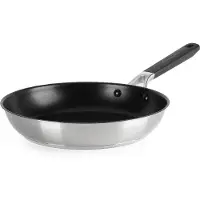 KitchenAid - KA-Classic Stainless Steel OpenFrypan - Silver - 28 cm