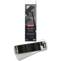 Derwent – Artists – Zwart & Wit – 6 stuks – Metalen doos