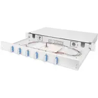Digitus DN-96320/9 Glasvezel Optische vezel Aansluitkabel Meerdere kleuren [6x SC - 6x SC] Singlemode OS2