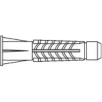 Toolcraft TO-5455077 Plug 28 mm 100 stuk(s)