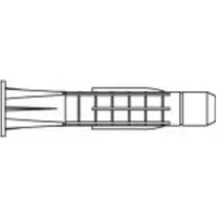 Toolcraft TO-5455125 Plug 62 mm 50 stuk(s)