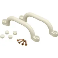 Swing King Speeltoestel Handgreep - Plastic - Wit - 24cm