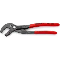 Knipex Bandveerklemtang | 180 mm Lengte | Anti-Slip | Kunststof Bekleed | Grijs Geatramenteerd - 85 51 180 A SB