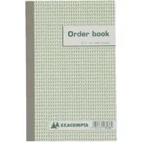 Exacompta 3136X Orderboek Wit Gelinieerd Speciaal 13,5 x 0,8 x 21 cm 80 g/m² 2 x 25 Vellen