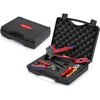 Knipex Gereedschapskoffer (gevuld) Krimptang, Professioneel, Tangen (b x h x d) 280 x 80 x 280 mm