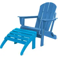 Aspero Zitmeubels 'Adirondack' blauw