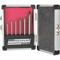 BRÜDER MANNESMANN M54806 Glas- en keramiekborenset 6-delig 3 mm, 4 mm, 5 mm, 6 mm, 8 mm, 10 mm Cilinderschacht 1 set(s)