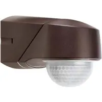 ESYLUX bewegingsschakelaar (compleet) kunststof, bruin, uitvoering bewegingsmelder