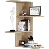 VCM Balos wandrek hoek 3 planken eik decor.