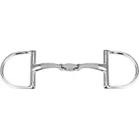Sprenger Bit Satinox D-ring trens 14 mm dubbel gebroken 13.5 | D-trensen bit paard