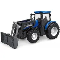 Amewi 22597 RC Traktor mit Räum-Schiebeschild LiIon 500mAh blau/6+
