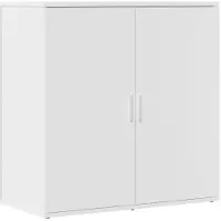 vidaXL Dressoir 79x38x80 cm bewerkt hout wit