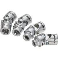 Hazet 880G-E/4 880G-E/4 Kniegewrichtsleutelinzetset 3/8 (10 mm) 4-delig