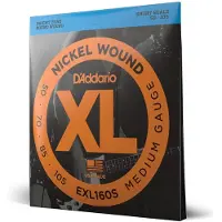 D'Addario EXL160S NICKEL WOUND SHORT SCALE MEDIUM 50-105
