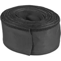 DeLOCK Woven Sleeve with Hook-and-Loop Fastener heat-resistant 10 m x 30 mm black