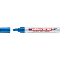 Edding E-8750 Permanent Lakmarker Blauw Ronde punt - 4 mm