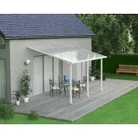 Canopia Palram | - Terrasoverkapping Olympia - Helder - Wit - 425x294cm