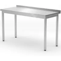 Hendi Budget Line - RVS Werktafel - 1000 x 600 mm - Rant 40mm