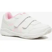 Chicane kinder gymschoenen klittenband wit roze maat 32