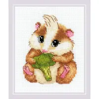 Riolis Cute Hamster borduren (pakket) 2185