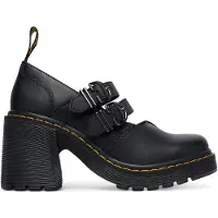 Dr. Martens Pumps met hoge voorkant 'Eviee' goudgeel / zwart