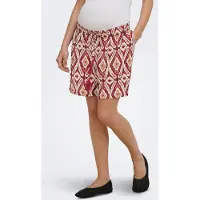 ONLY Maternity Broek 'OLMMikasi' lichtblauw / oranje / vuurrood / wit