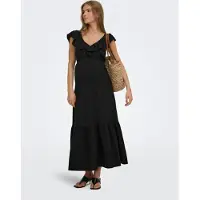 ONLY Olmcora Lange Jurk Dames Zwart S