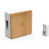 Avidsen Bamboo bedrade deurbelset - max 100 meter