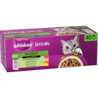 Whiskas Lekkere Mix Chef´s Selection In Saus Natvoer Voor Katten 40x85g