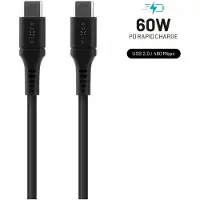 FIXED FIXDLS-CC2-BK USB-oplaadkabel