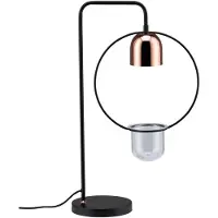 Paulmann Tafellamp Fanja, zwart, Woon-/ Eetkamer, metaal, Modern, Tafellamp