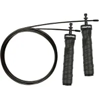 Avento Springtouwset - Heavy Duty - Verzwaard & Verstelbaar in gewicht - Zwart