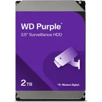 Western Digital WD Purple Surveillance WD23PURZ - Vaste schijf - 2 TB - intern - 3.5" - SATA 6Gb/s -buffer: 64 MB