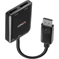 Lindy 38430 DisplayPort Adapter Zwart