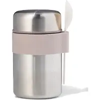 HEMA Voedselcontainer 450ml rvs (grijs metallic)