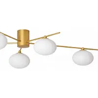 LINDBY Plafondlamp , Valisa, dimbare, Goud / Messing, Woonkamer, Glas