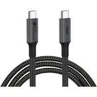 GOOD CONNECTIONS USB 4.0 oplaad-/datakabel , USB-C naar USB-C, vermogen 100 W, tot 20 Gbit/s, lengte 1 m, zwart