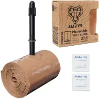 WTB tyres NanoAir TPU mountainbike binnenband (27,5 x 1,9"-2,5" 48 mm Presta-ventiel) Ultralicht, 60% lichter dan standaard buizen
