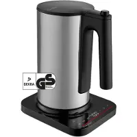 Medion MD 12106 waterkoker 1,5 l 2200 W Zwart, Roestvrijstaal