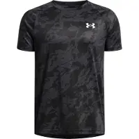Under Armour UA Tech 2.0 SS-BLK Jongens Sportshirt - Zwart - Antraciet - Wit