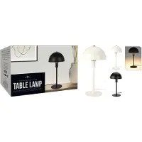 Home & Styling Tafellamp Metaal Zwart 18x36cm Verschillende verschillende Kunststof Home &