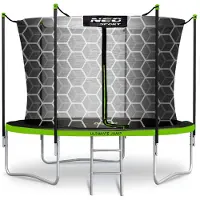 Neo-Sport - Tuintrampoline - 183cm - Ingewerkte Net - Met Ladder