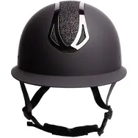 Jansen - Veiligheidscap Pro F1 Mat Sparkle - Zwart - M (55-57cm)
