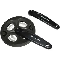 P2r Aluminium mountainbike crankstel met kettingkast